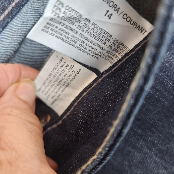 Vintage America Denim‎ Capri pants 14 NWOT - Picture 3 of 9